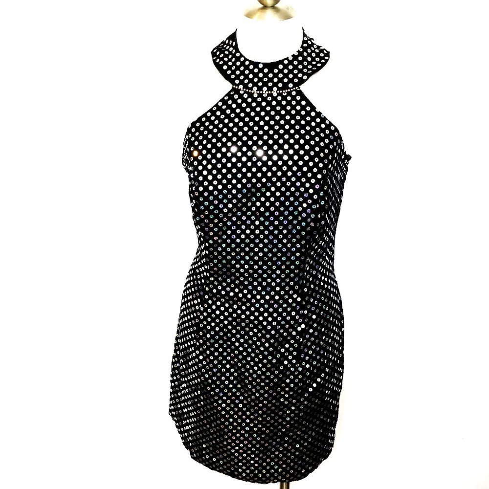 Loralie 90’s  Y2K Prom Cocktail Sequin Style Party Vintage Dress